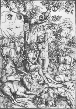  elder - Adam und Eve 1509 Renaissance Lucas Cranach der Ältere